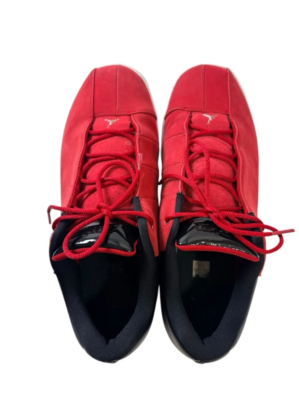 Nike Air Jordan Team Elite Low Red Black Sneakers Size 13 US Men’s Streetwear